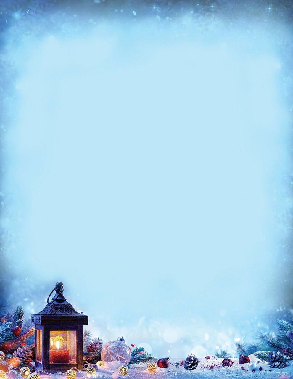 Great Papers! Holiday Stationery Letterhead, Christmas Path, 8.5"x11", Printer Friendly, 50 sheets